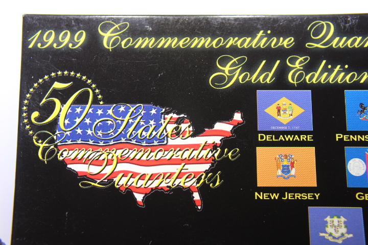 lot 108B image: 1999 State Quarters Proof Set GOLD