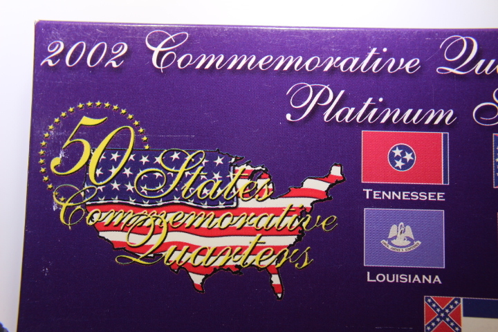lot 108L image: 2002 State Quarters Proof Set PLATINUM