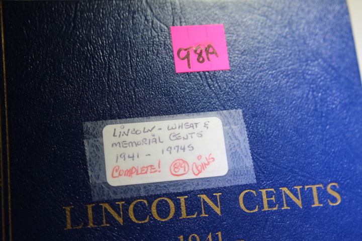 lot 98A image: Lincoln Wheat  Memorial Cents 89 Coins 1941-1974S Item 311