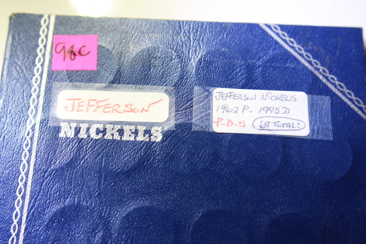 lot 98C image: Jefferson Nickels 69 Completed 1962-1995 D P-D-S Item#313