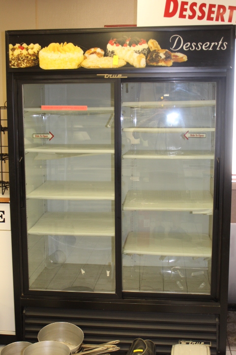 lot 21 image: Glass Door COOLER Merchandiser  Desserts by True