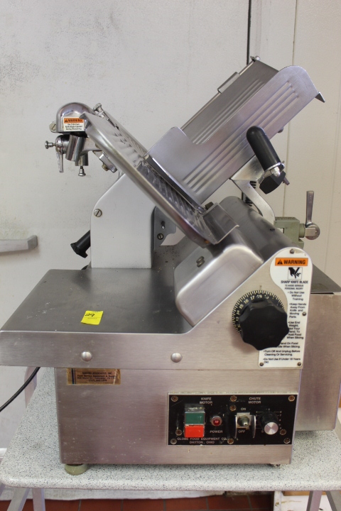 lot 29 image: Globe Automatic Deli Slicer  correction added