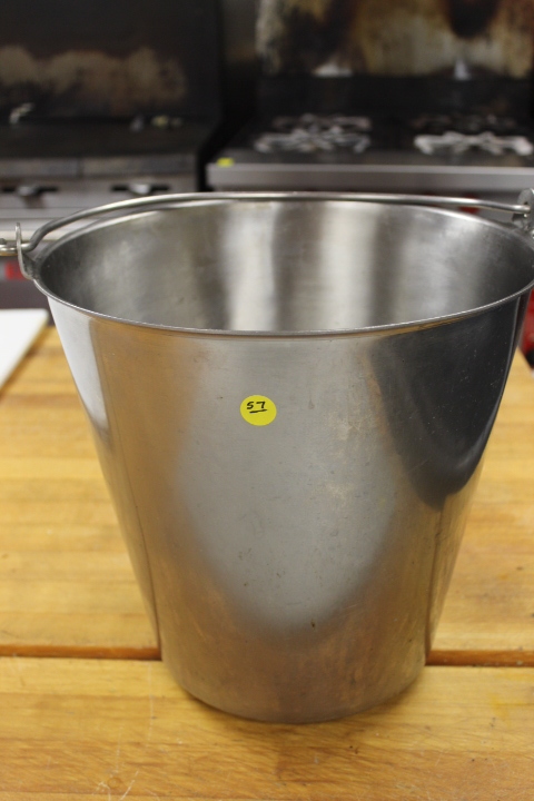 lot 57 image: Stainless Steel Bucket