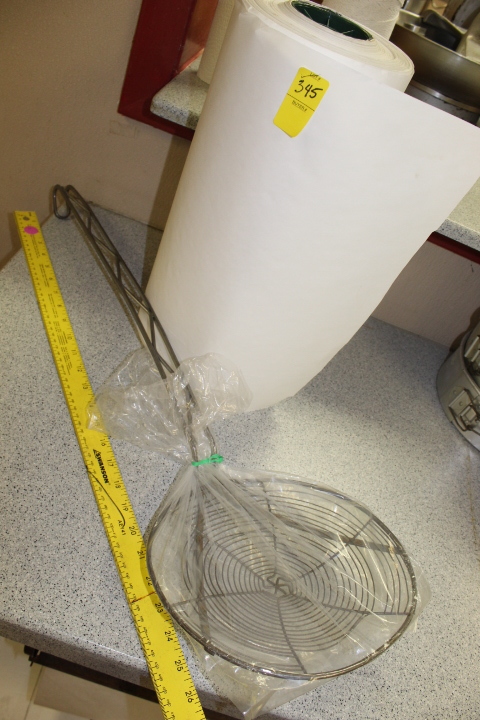 lot 345 image: Butcher Paper & Lg. Skimmer LOT