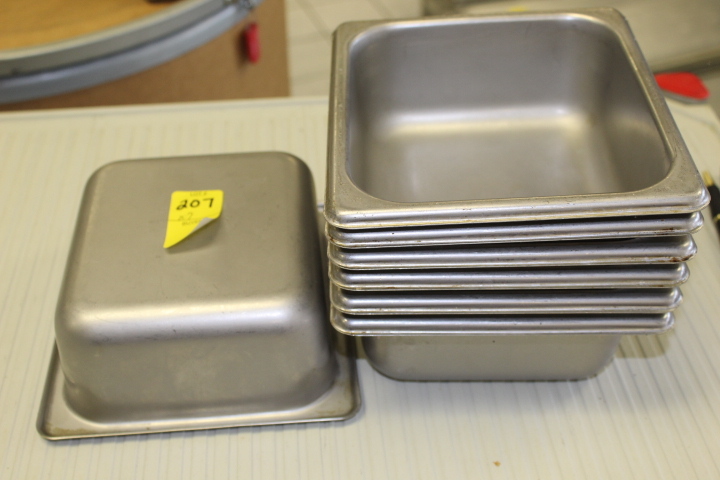 lot 207 image: 16 Insert Pans