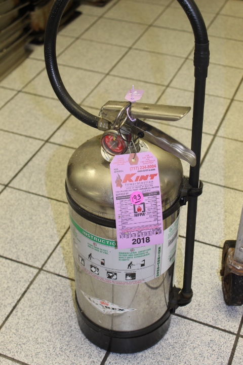 lot 193 image: K Fire Extinguisher