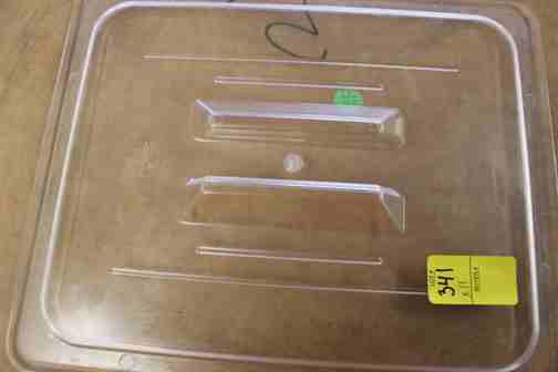 lot 341 image: 12 Size Insert Pans Lids