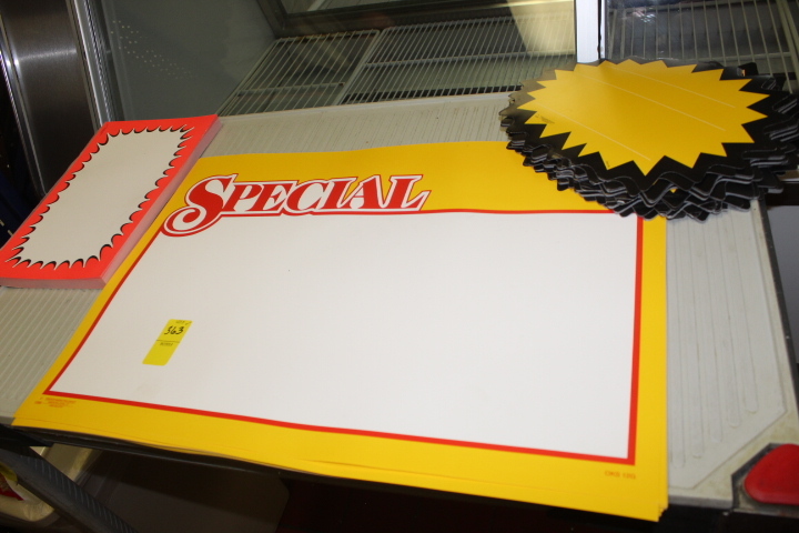 lot 363 image: Paper Signage Lot