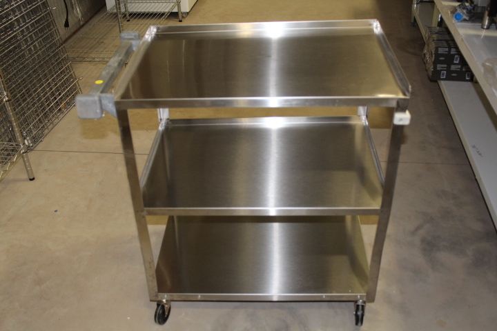 lot 84 image: Vollrath Stainless steel cart