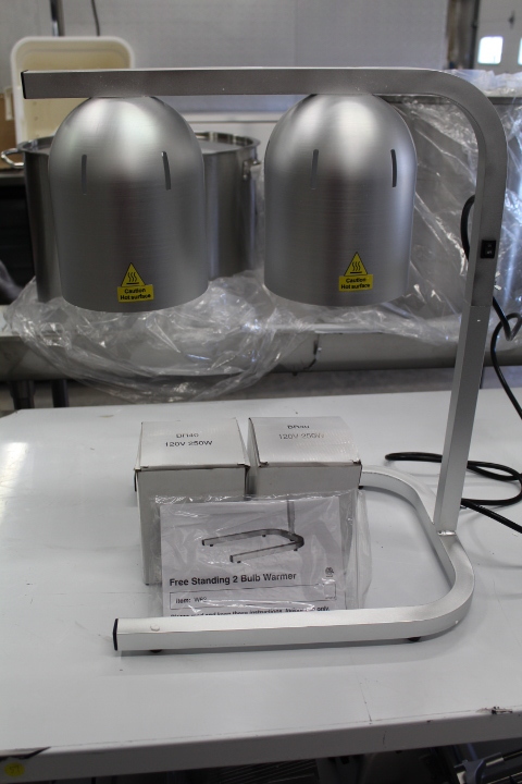 lot 112 image: French Fryer Warmer 2 bulb