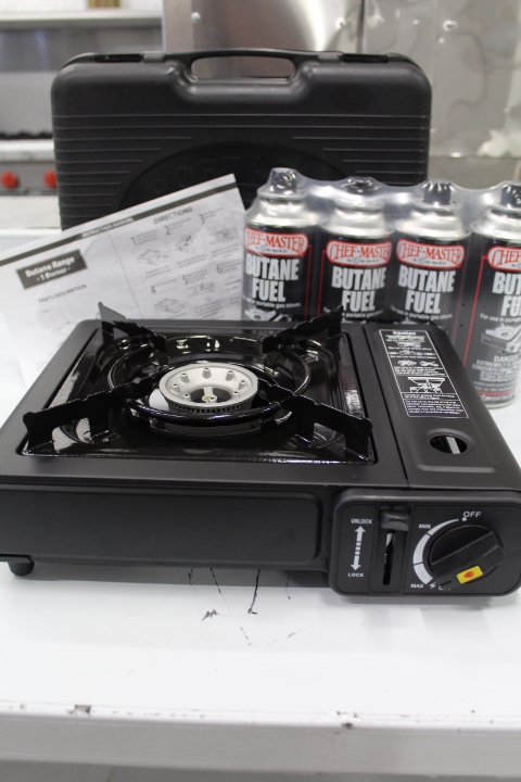 lot 123 image: Portable butane Stove