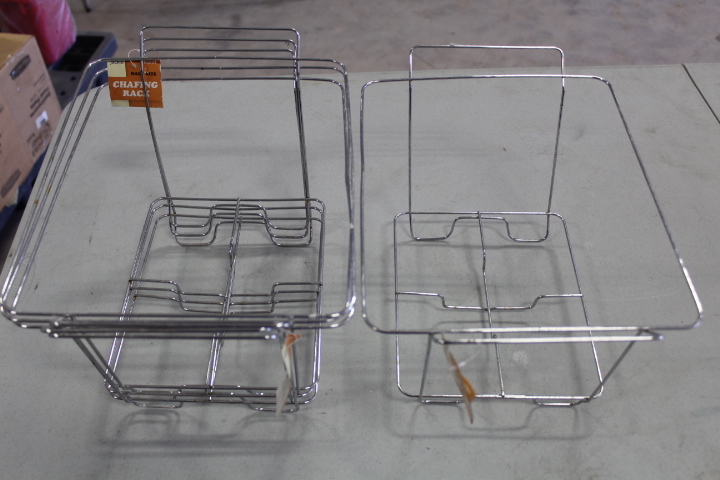 lot 152 image: Half size Chafing Racks