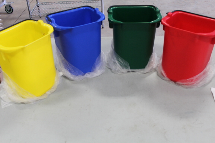 lot 155 image: Rubbermaid Sanitation Buckets