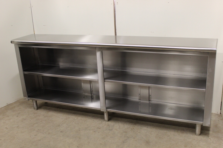 lot 55 image: Stainless  Dish Cabinet  Waitress  prep Station  -  NEW