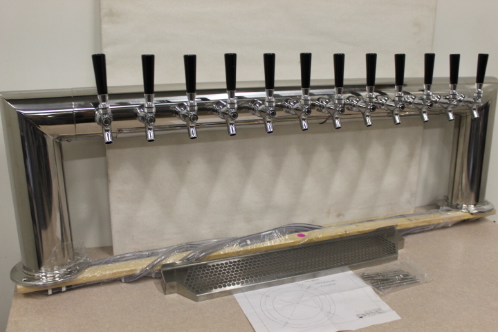 lot 38 image: Gorgeous  12 Tap Draft Beer Tower by Micro Matic - NEW