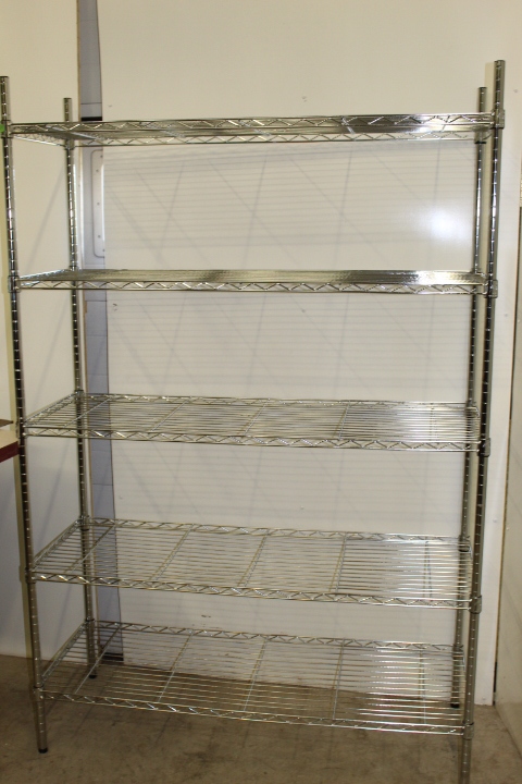 lot 113 image: 4 Metro style Shelving unit - NEW