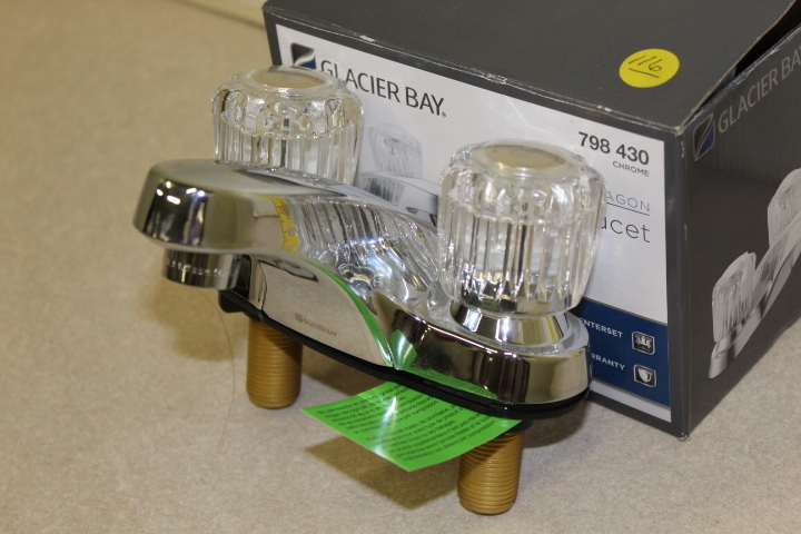lot 116 image: Bath  lav Faucet - new in box