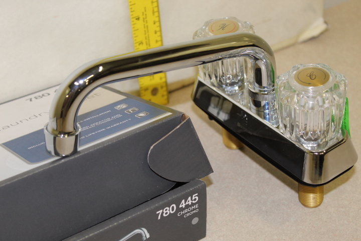 lot 117 image: Laundry Sink Faucet - New in box