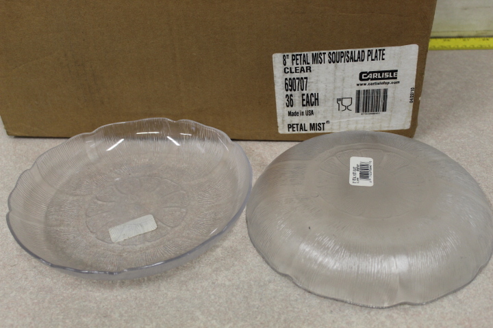 lot 144 image: 8 Salad Plates by Carlisle - NEW