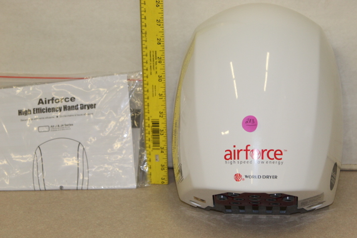 lot 203 image: Airforce World Hand Dryer - NEW