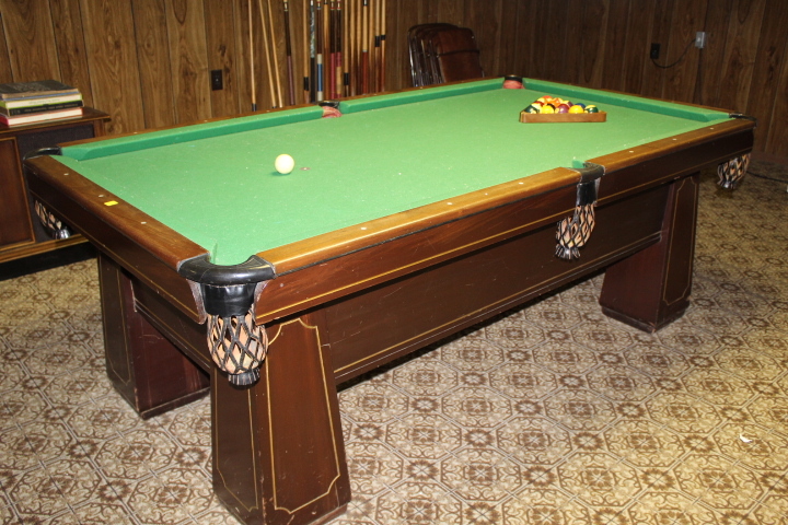 lot 10 image: Pool Table - High Skore Cushions see note