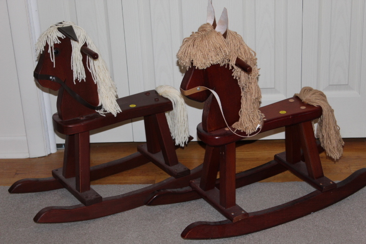 lot 28 image: Childrens Rocking Horses