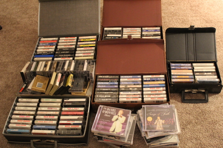 lot 217 image: Country Music - Cassettes and CDs Lot