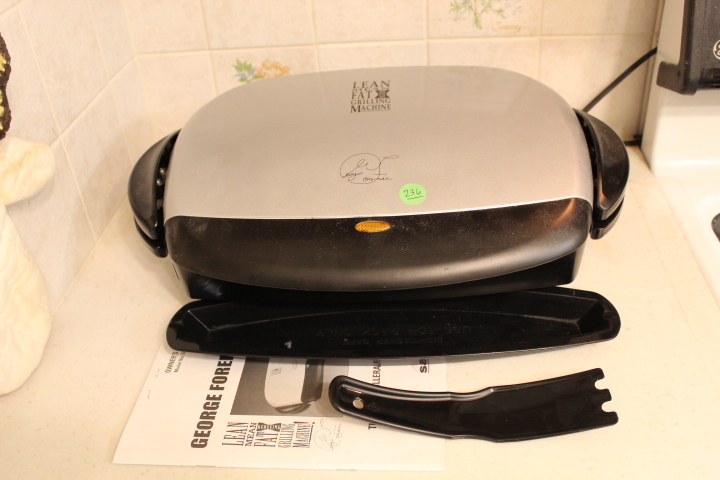 lot 236 image: George Foreman Grilling Machine