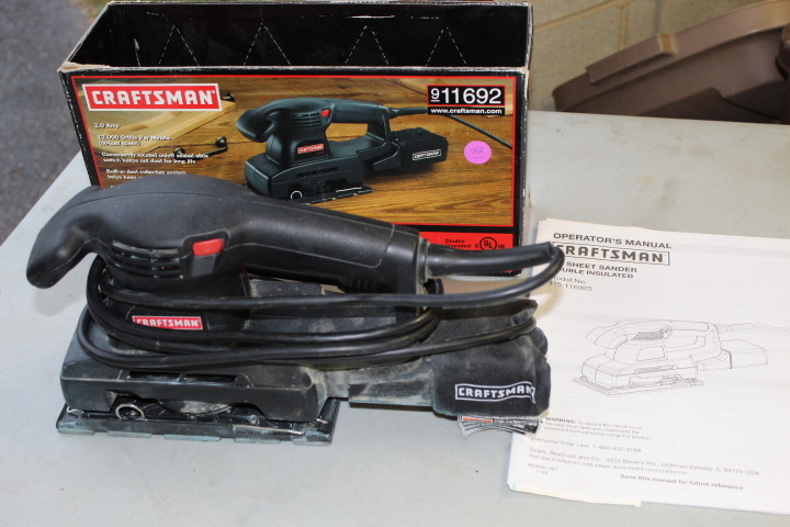 lot 42 image: Craftsman 13 Sheet Sander