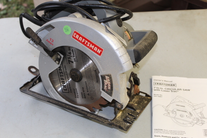 lot 46 image: Craftsman Circular Saw