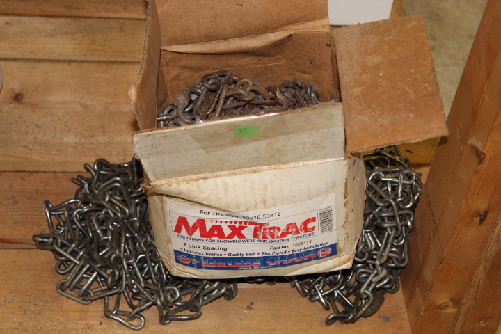 lot 83 image: Tire Chain Lot  see note