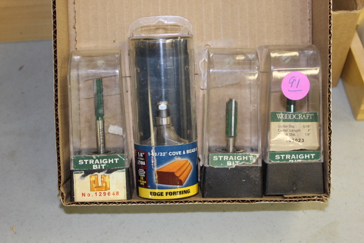 lot 91 image: Router Bit Lot