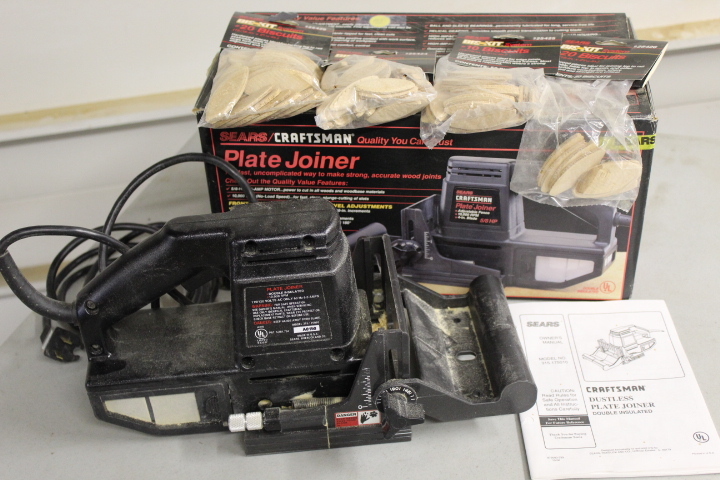 lot 103 image: Craftsman Dustless Plate Joiner