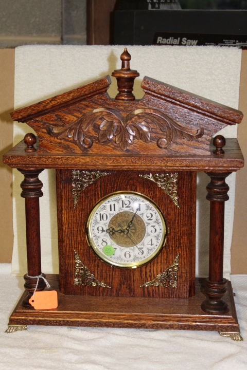 lot 129 image: Handmade Clock