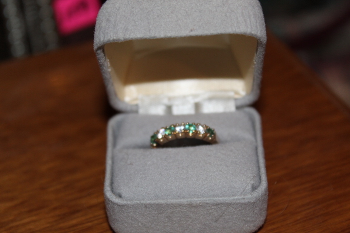 lot 160 image: Emerald Ring Apx.   size 6
