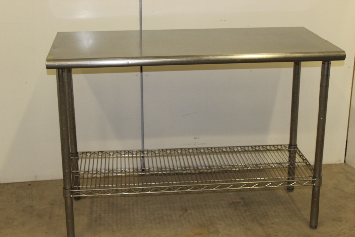 lot 53 image: 4 Stainless steel work table