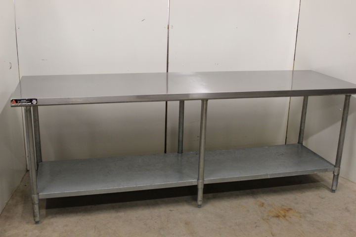 lot 54 image: 8 Stainless Steel Work Table