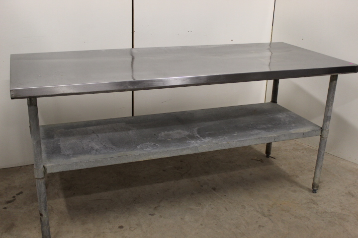 lot 57 image: 6 Stainless Steel Work Table