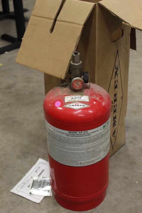 lot 136 image: Amerex Commercial exhaust system bottle