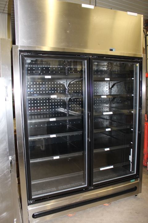 lot 5A image: Glass Door Cooler  refrigerated merchandiser