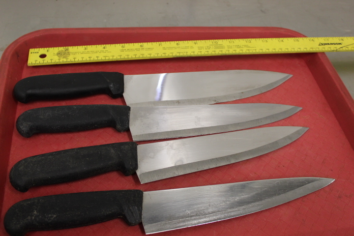 lot 159 image: Chefs Knives - Fresh sharpening