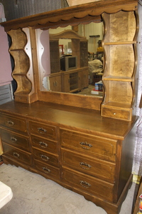 lot 24B image: Mirrored Dresser
