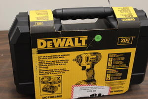 lot 8 image: DeWalt 20V 38 Impact Wrench KIT - Brand New