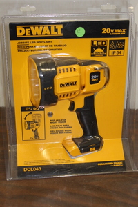 lot 10 image: DeWalt 20V Jobsite LED Spotlight - Brand New