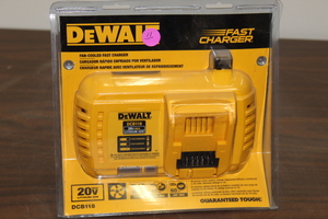 lot 11 image: DeWalt 20 and 60 Volt Flexvolt  Fan-Cooled Fast Charger - Brand New