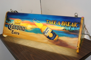 lot 17 image: Corona Extra Pool Table Light