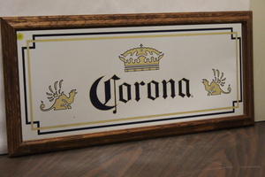 lot 22 image: Corona Picture  Mirror