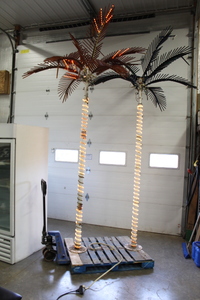 lot 36 image: 12 High Lighted Palm Trees - Attract attention