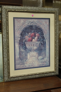 lot 96 image: Roman fruit picture