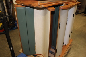 lot 118 image: Booths - see all pics for all parts - units disassembled for easier transportation